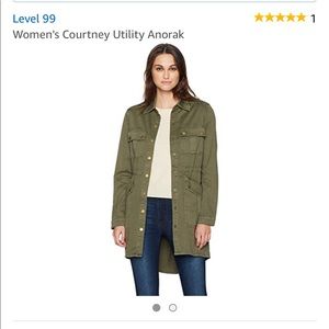 Level 99 Green Utility Jacket
